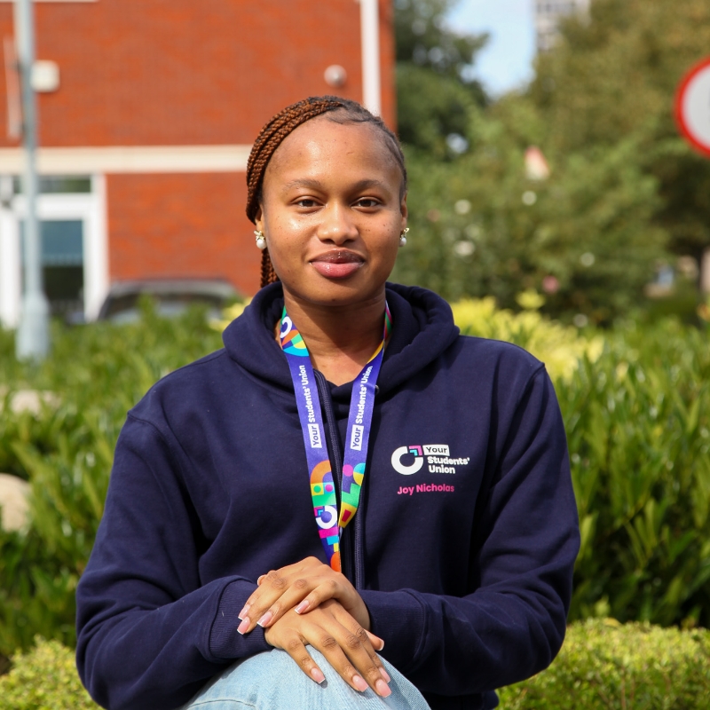 Person looking at the camera.