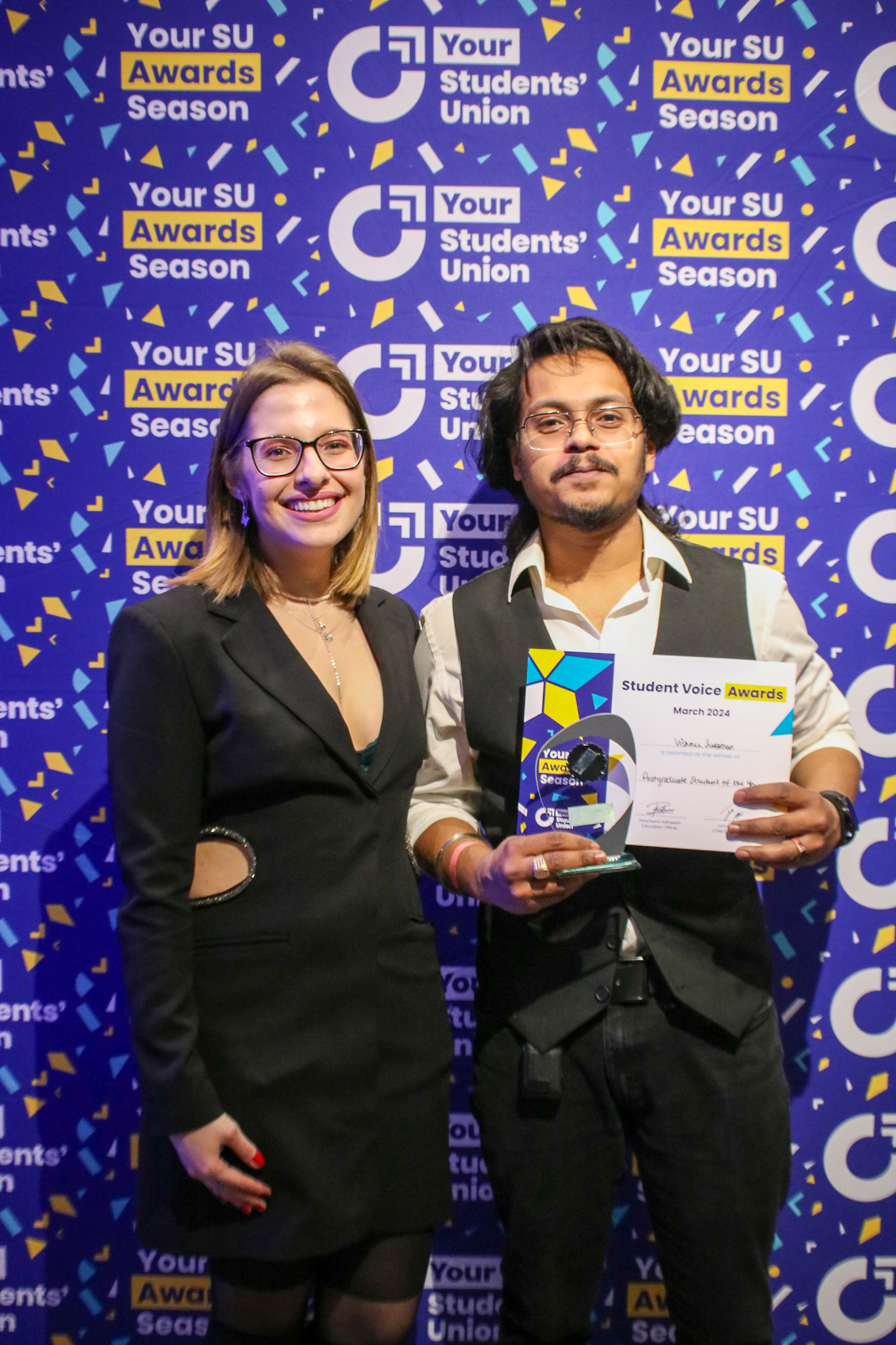 These awards recognise and celebrate the academic achievements and successes of student representatives across Coventry University and CU Coventry. There were a variety of awards available which students could nominate themselves, or others, for. The ceremony was held on Tuesday 25 March and nominations were open from Friday 21 February to Wednesday 5 March.